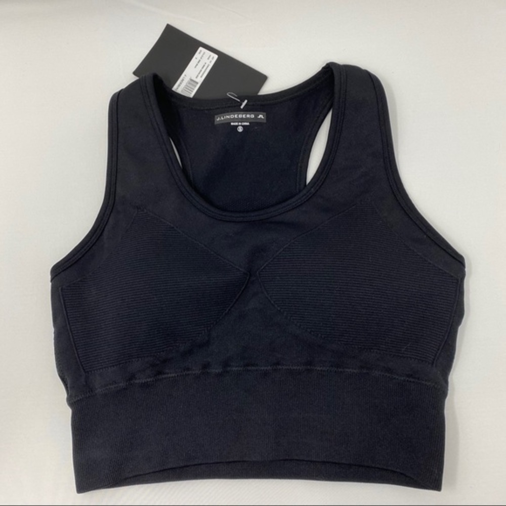 J Lindeberg Seamless Sports Bra Black Small